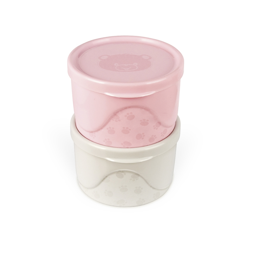 Kit Potes Cajovil 300 ML Com 2 Peças Kit Potes Cajovil 300 ML Com 2 Peças