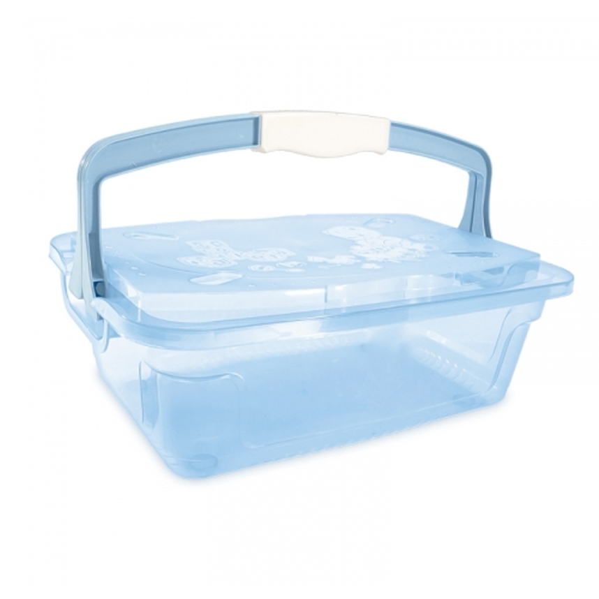 Caixa Organizadora Adoleta Bebê com Alça 5,6 Litros