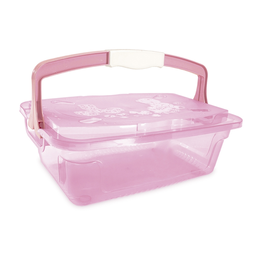 Caixa Organizadora Adoleta Bebê com Alça 5,6 Litros