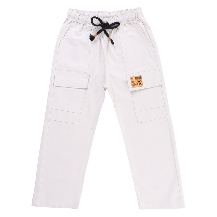 Calça Infantil Clube Do Doce Sarja Com Cadarço Calça Infantil Clube Do Doce Sarja Com Cadarço