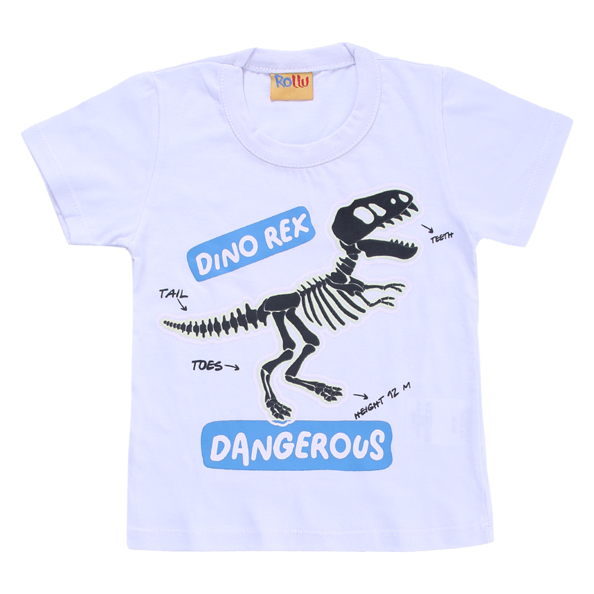 Conjunto Infantil Camiseta e Bermuda Meia Malha Rotativa