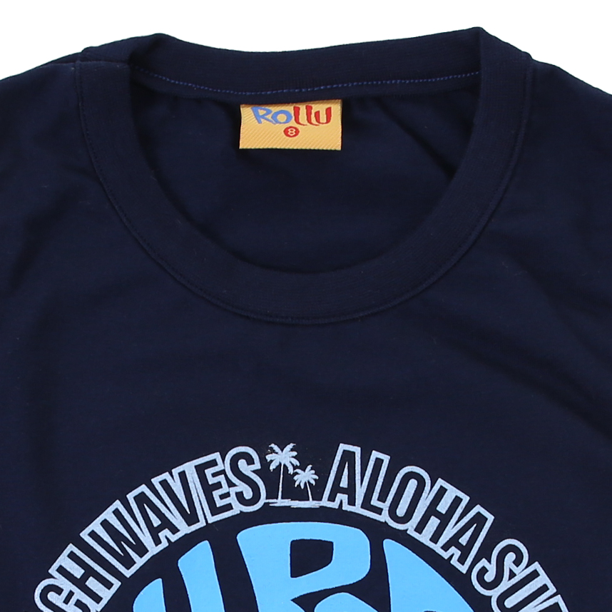 Camiseta Regata Infantil Rollu Meia Malha Estampada