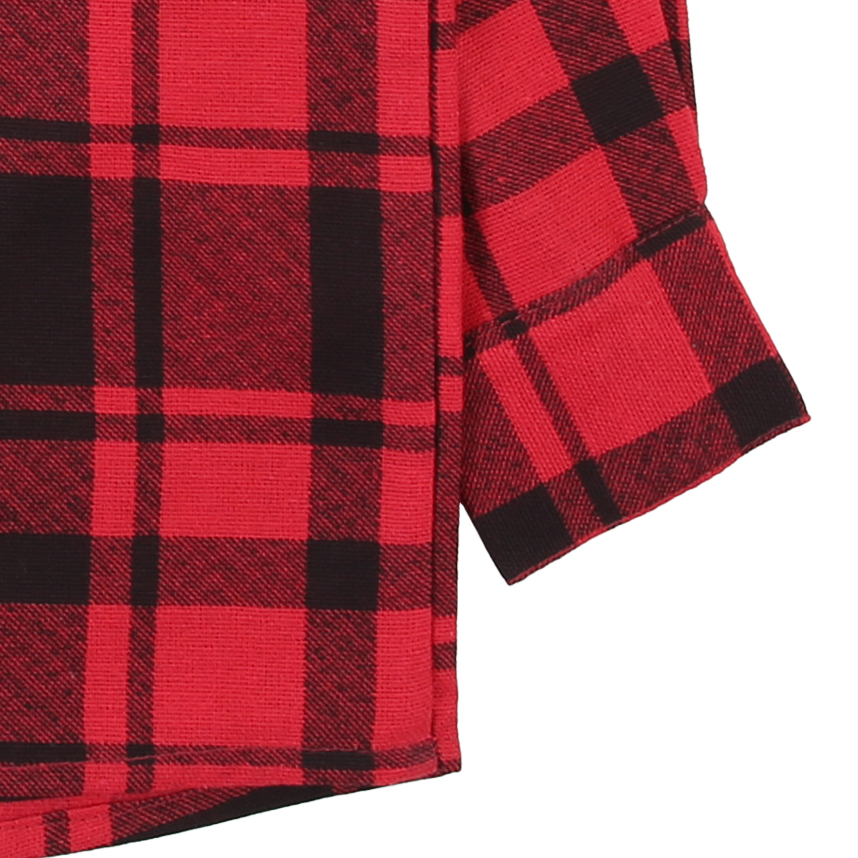 Camisa Infantil Gijo Kids Xadrez Manga Longa