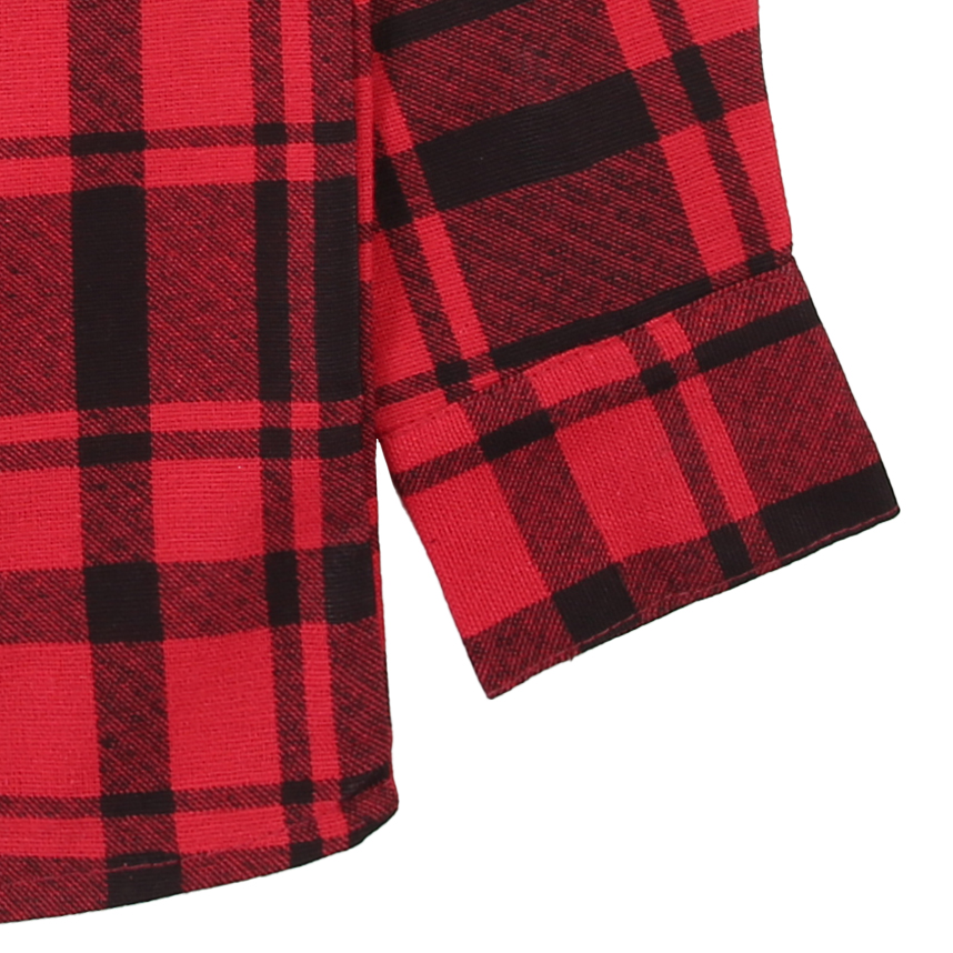 Camisa Infantil Gijo Xadrez Manga Longa