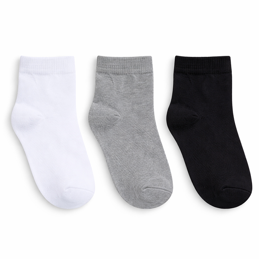 Kit Meia Infantil Winston Escolar Com 3 Pares