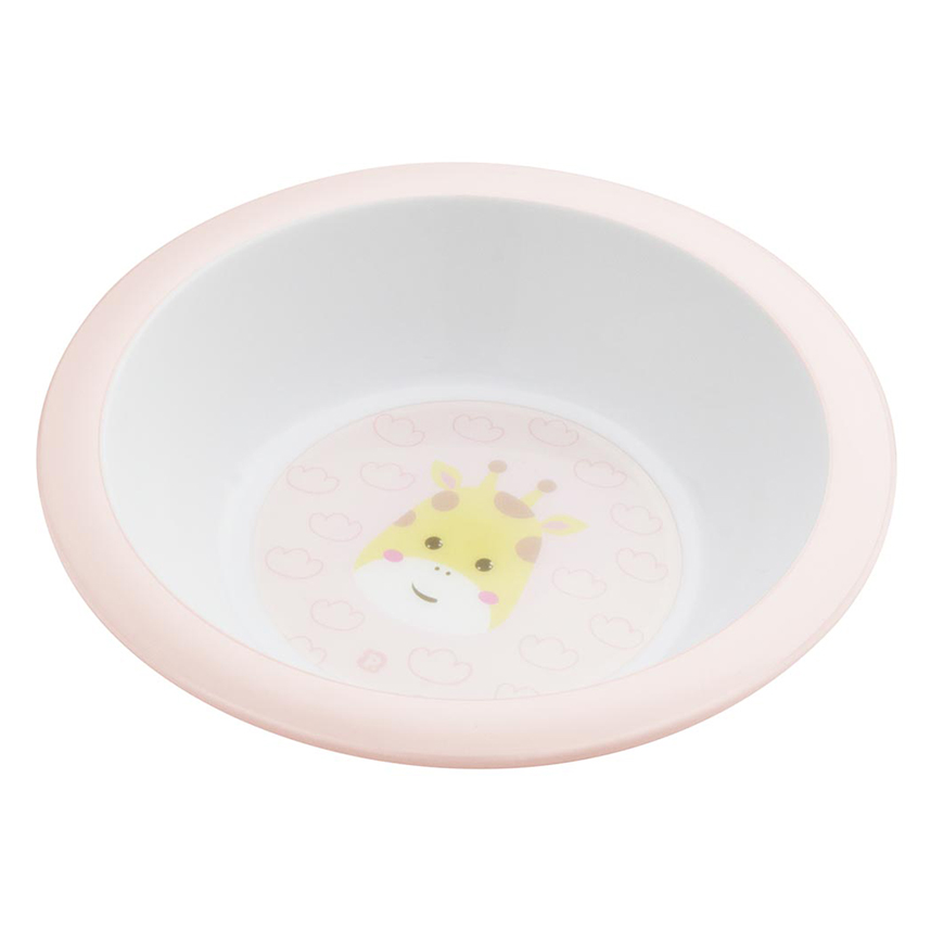 Tigela Infantil Individual Girafa Feminina Pimpolho