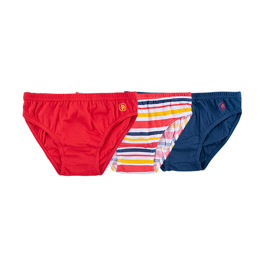 Kit Cuecas Infantil Slip Pimpolho Com 3 Peças Kit Cuecas Infantil Slip Pimpolho Com 3 Peças