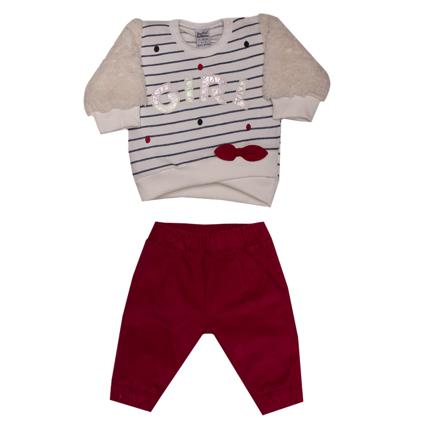 Conjunto Bebê Sonho Mágico Blusa e Calça  Estampa Girl Conjunto Bebê Sonho Mágico Blusa e Calça  Estampa Girl