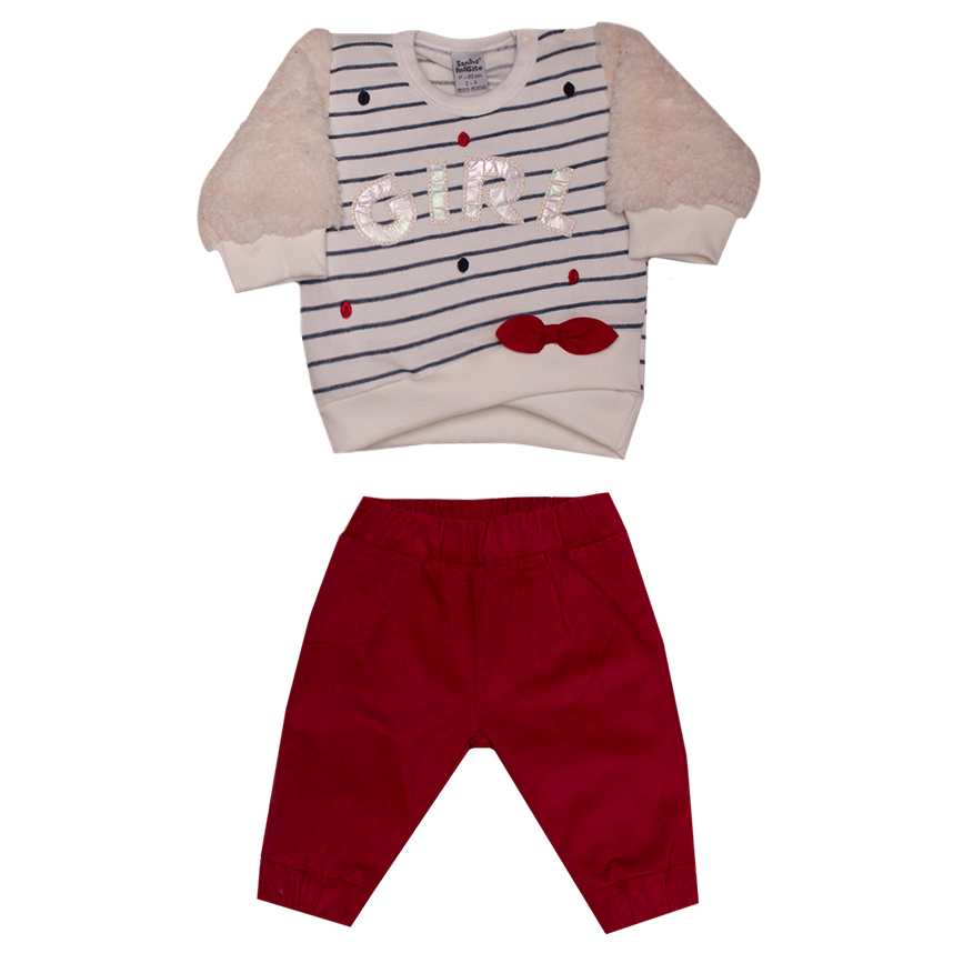 Conjunto Bebê Sonho Mágico Blusa e Calça  Estampa Girl Conjunto Bebê Sonho Mágico Blusa e Calça  Estampa Girl
