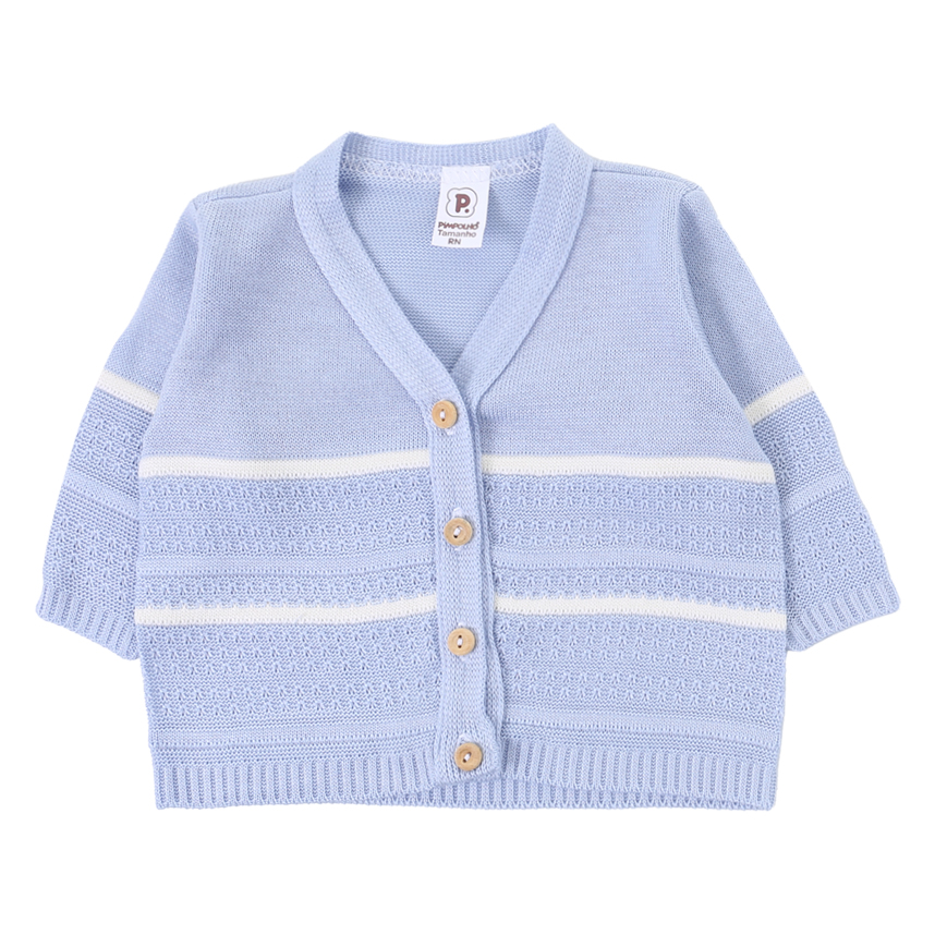 Saída Maternidade Pimpolho Menino Tricot 3 Peças Saída Maternidade Pimpolho Menino Tricot 3 Peças