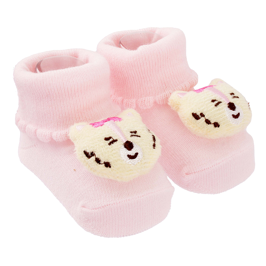 Meia Bebê Pimpolho Aplique De bichinhos Sortidos