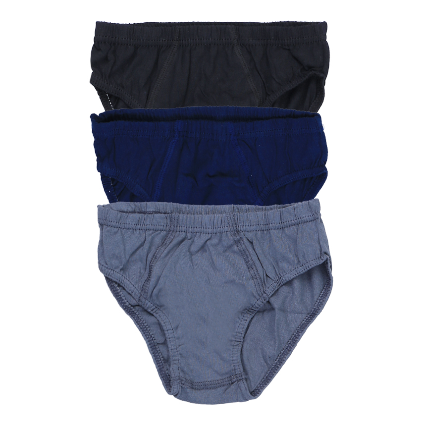 Cueca Infantil Kellynha Lisa com Elástico 3 Peças