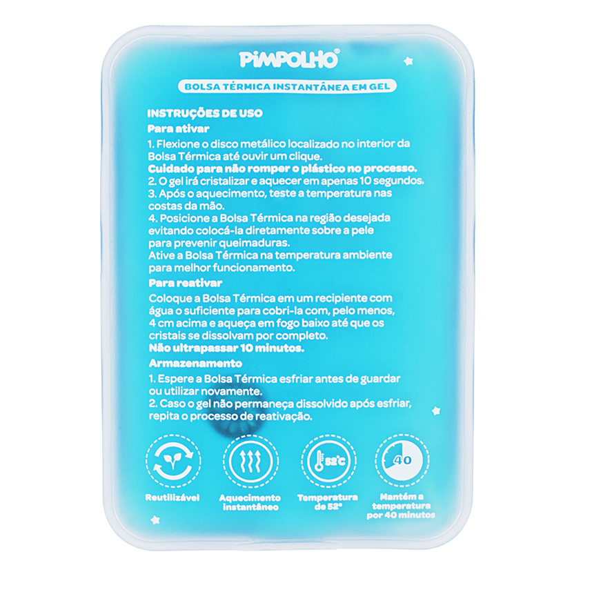 Bolsa Térmica Instantânea Pimpolho em Gel
