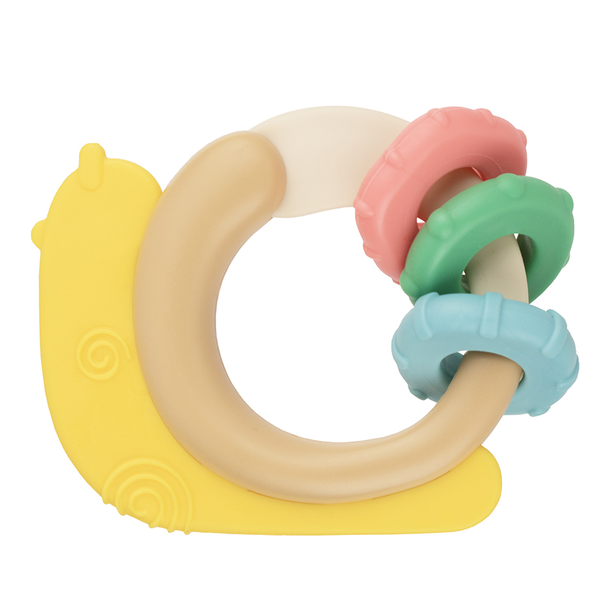 Mordedor Bebê Pimpolho Silicone Formato Caracol Mordedor Bebê Pimpolho Silicone Formato Caracol