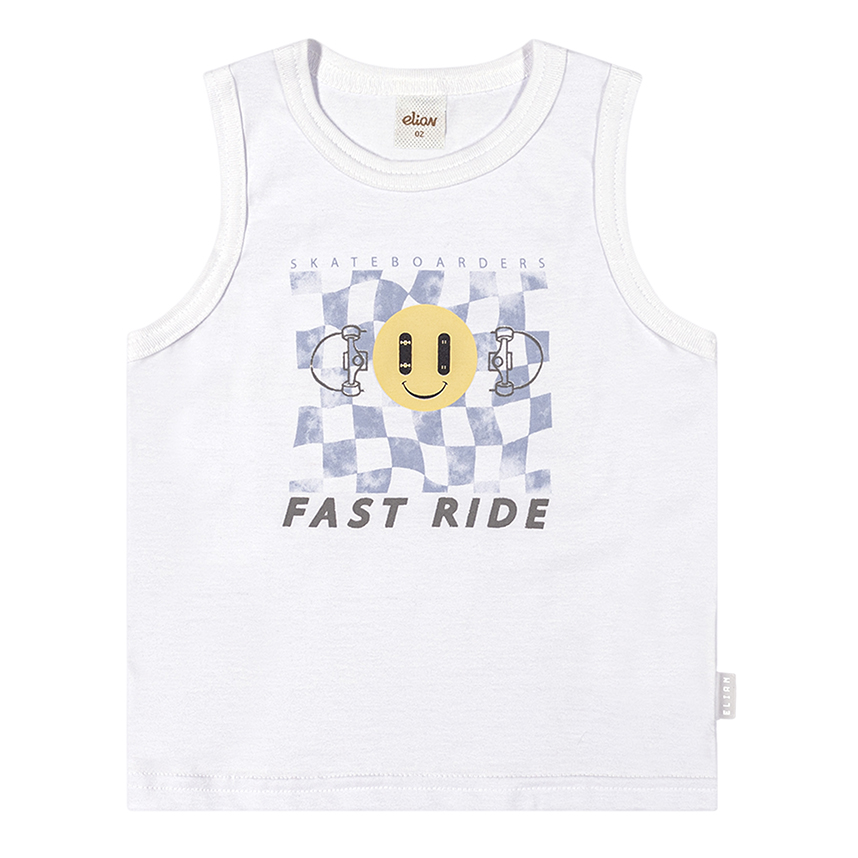 Camiseta Infantil Elian Regata Meia Malha