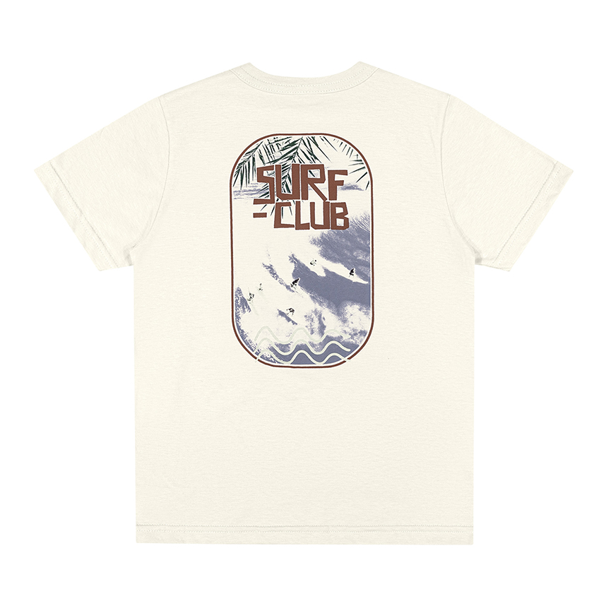 Camiseta Infantil Elian Meia Malha Estampa Nas Costas