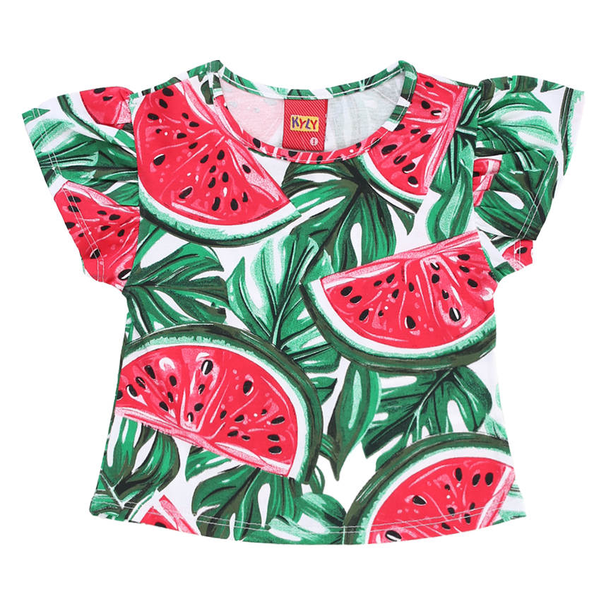 Conjunto Infantil Kyly Blusa Meia Malha e Short Moletinho Conjunto Infantil Kyly Blusa Meia Malha e Short Moletinho