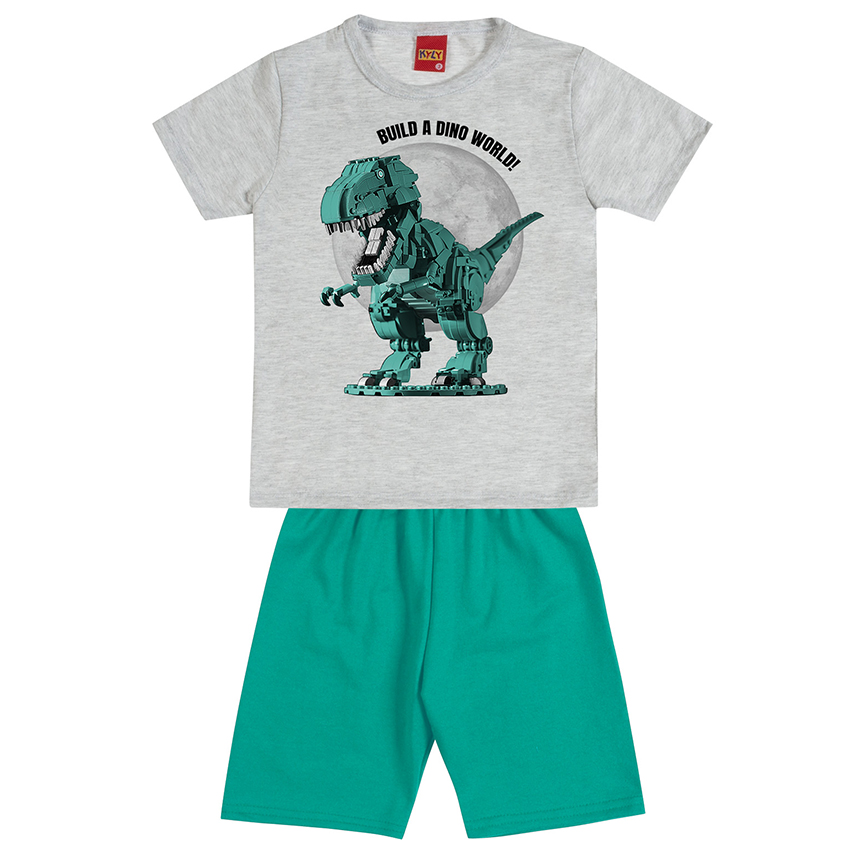 Conjunto Infantil Kyly Camisa Malha E Bermuda Gorgurinho Conjunto Infantil Kyly Camisa Malha E Bermuda Gorgurinho
