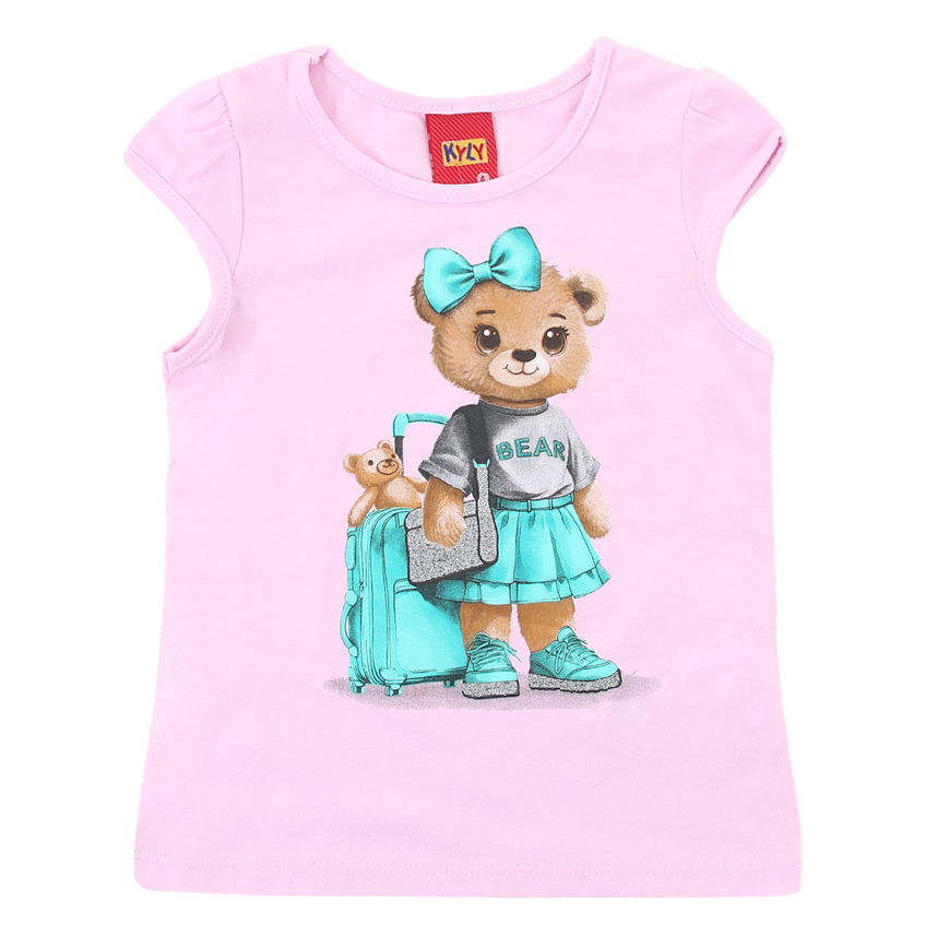 Blusa Infantil Kyly Em Meia Malha Estampada Blusa Infantil Kyly Em Meia Malha Estampada