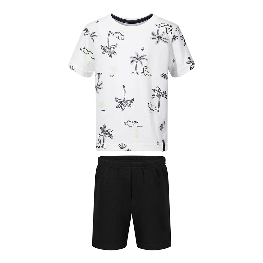 Conjunto Bebê Alakazoo Camiseta E Bermuda Moletom Conjunto Bebê Alakazoo Camiseta E Bermuda Moletom