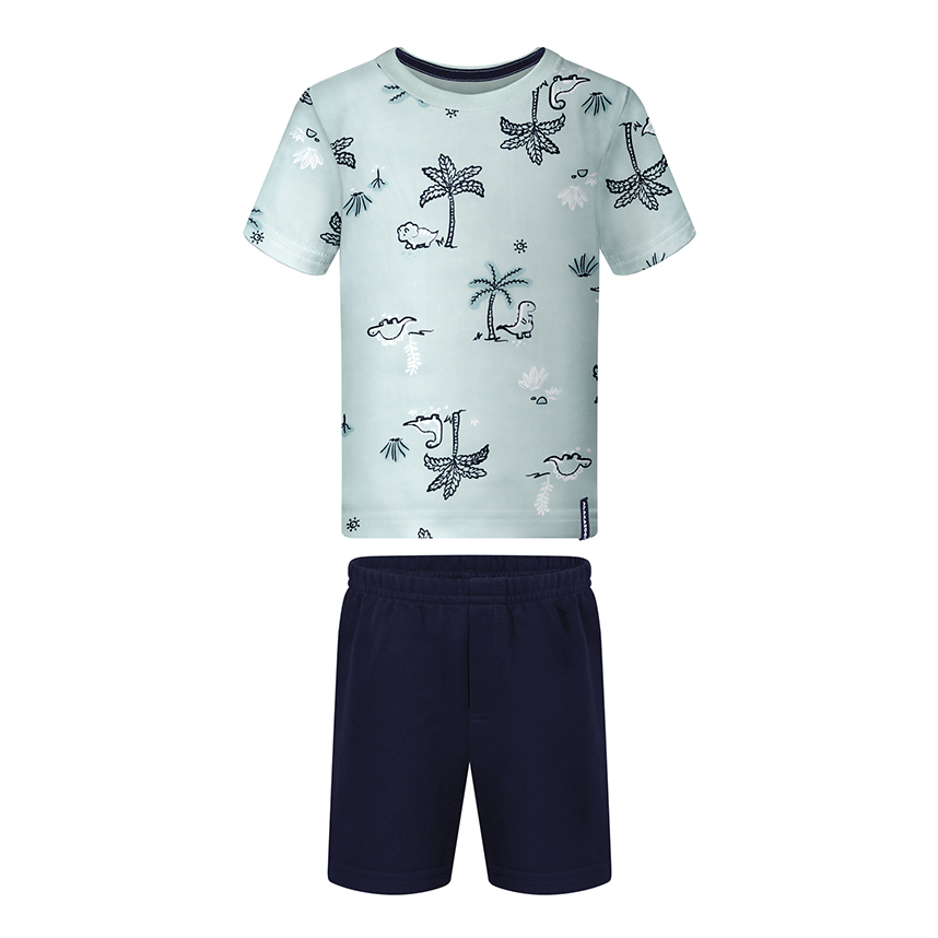 Conjunto Bebê Alakazoo Camiseta E Bermuda Moletom Conjunto Bebê Alakazoo Camiseta E Bermuda Moletom