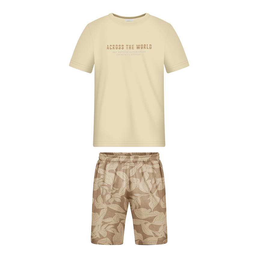 Conjunto Infantil Alakazoo Camiseta E Bermuda Moletom