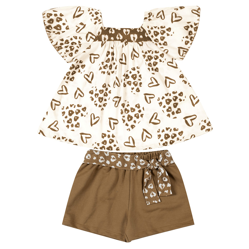 Conjunto Juvenil Kyly Bata Em Meia Malha E Short Moletinho Conjunto Juvenil Kyly Bata Em Meia Malha E Short Moletinho