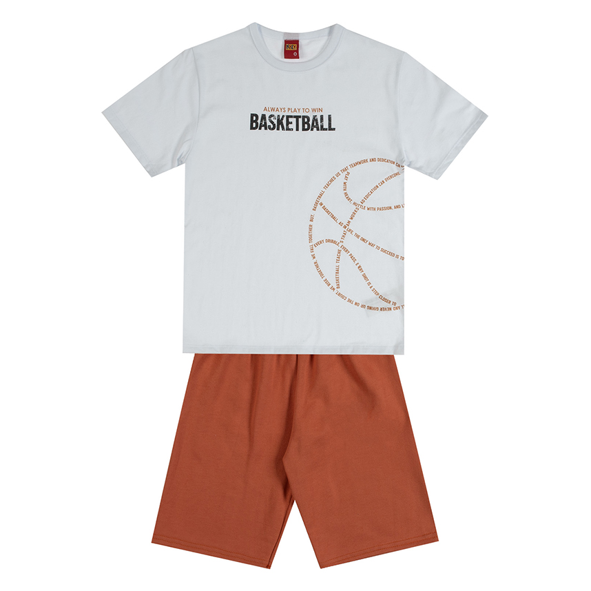 Conjunto Infantil Kyly Camisa Meia Malha E Bermuda Moletom Conjunto Infantil Kyly Camisa Meia Malha E Bermuda Moletom
