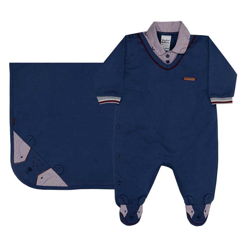 Saída Maternidade Sonho Mágico Detalhe Bichinho 2 Peças Saída Maternidade Sonho Mágico Detalhe Bichinho 2 Peças