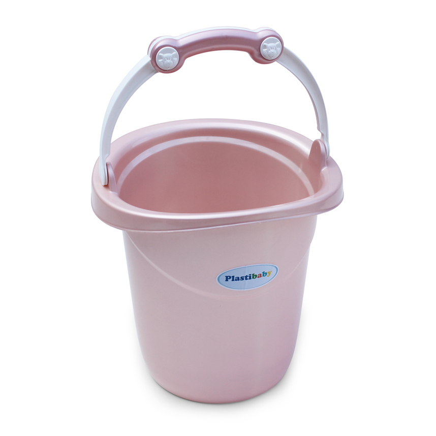 Balde Plastibaby Baby com Alça Texturizada 11 Litros
