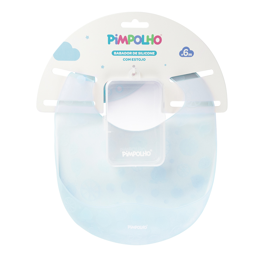 Babador Pimpolho Com Case Frutas 2 Peças Babador Pimpolho Com Case Frutas 2 Peças