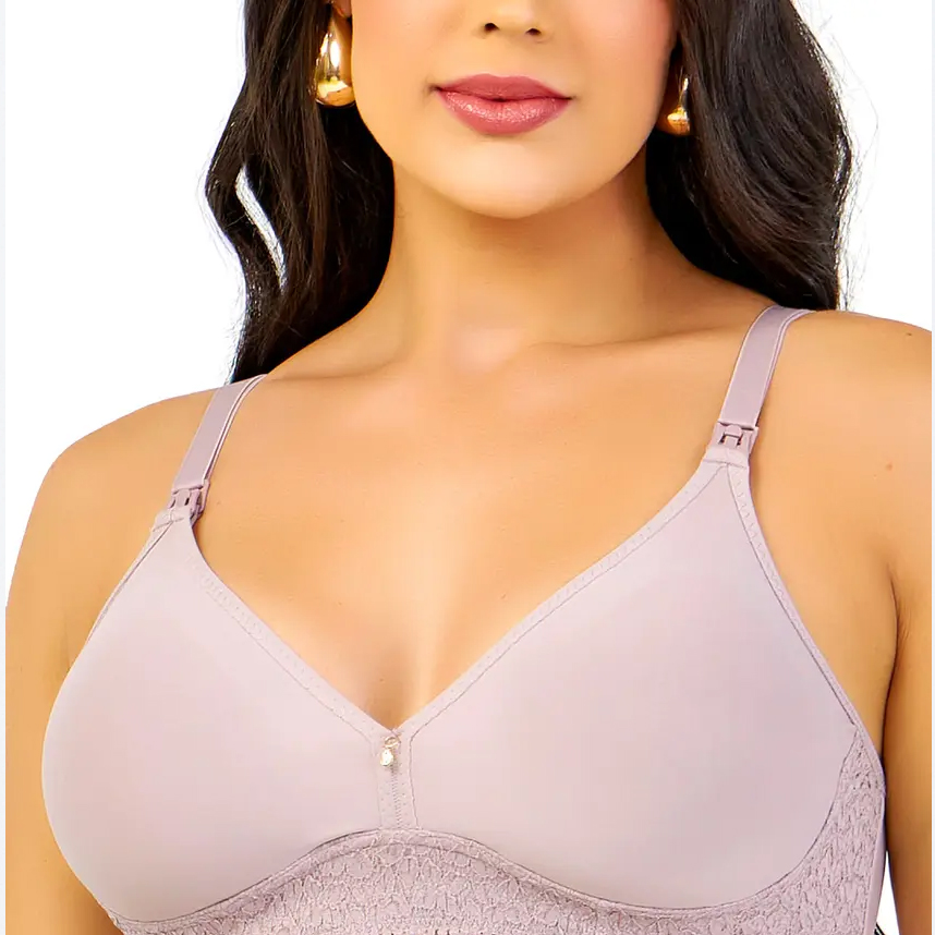 Sutiã Dilady  Amamentação Moldado Detalhe Renda Sutiã Dilady  Amamentação Moldado Detalhe Renda