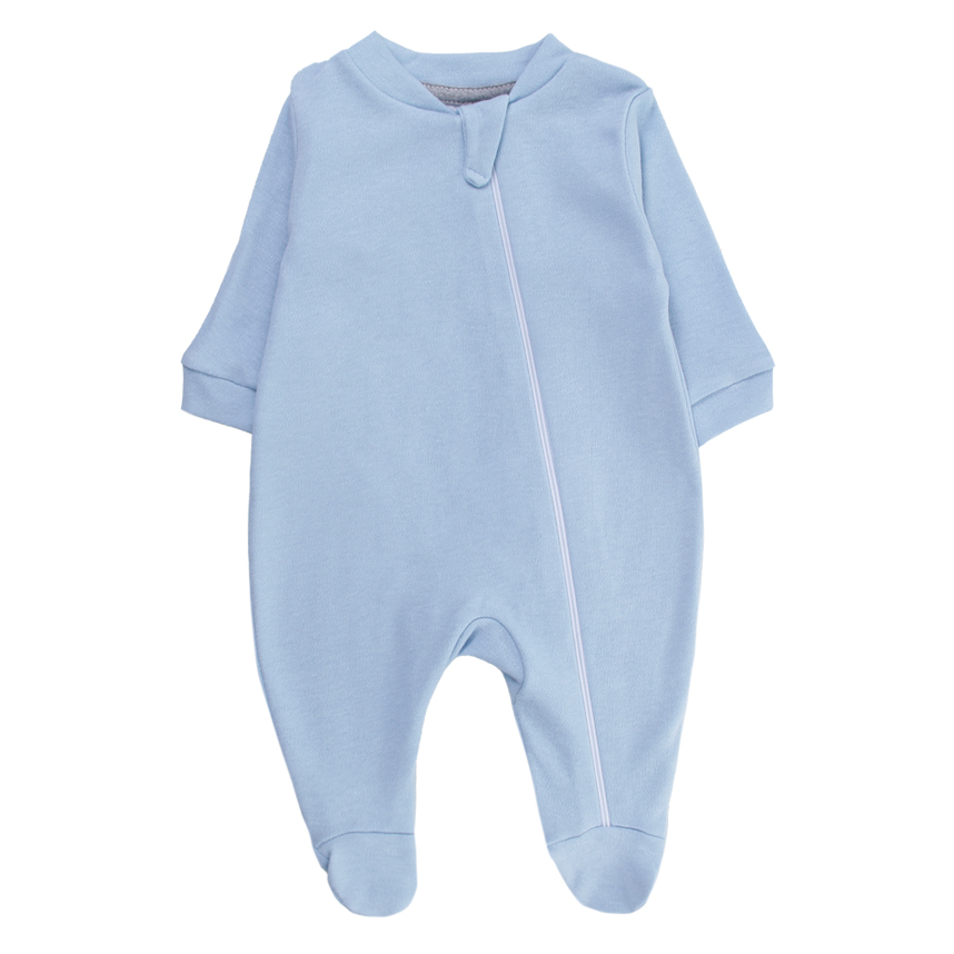 Macacão Bebê Klub Kids Sued Liso com Zíper