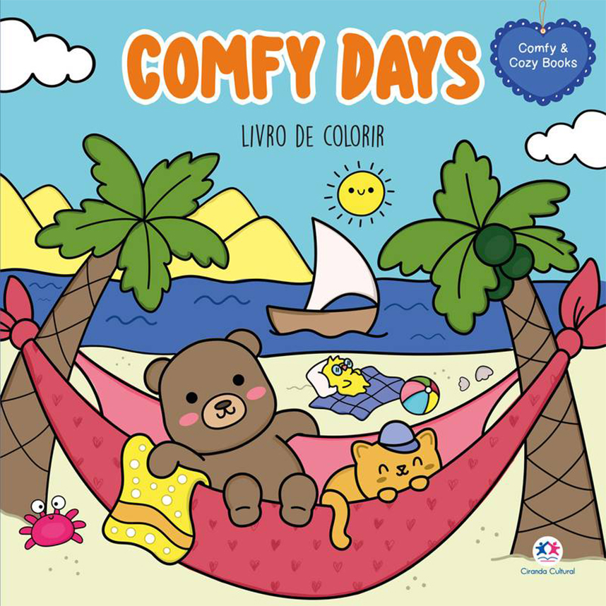 Livro Para Colorir Infantil Ciranda Cultural Comfy Days Livro Para Colorir Infantil Ciranda Cultural Comfy Days