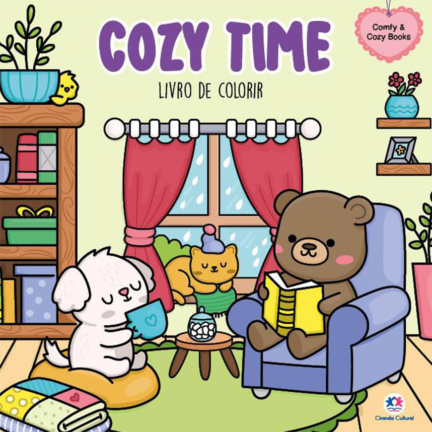 Livro Para Colorir Infantil Ciranda Cultural Cozy Time Livro Para Colorir Infantil Ciranda Cultural Cozy Time