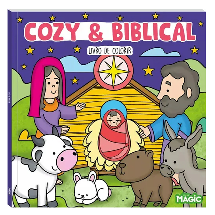 Livro Para Colorir Infantil Ciranda Cultural  Cozy & Biblical Livro Para Colorir Infantil Ciranda Cultural  Cozy & Biblical
