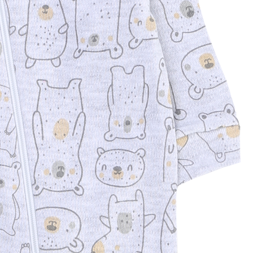 Macacão Longo Bebê Klub Kids Menino Em Suedine Macacão Longo Bebê Klub Kids Menino Em Suedine