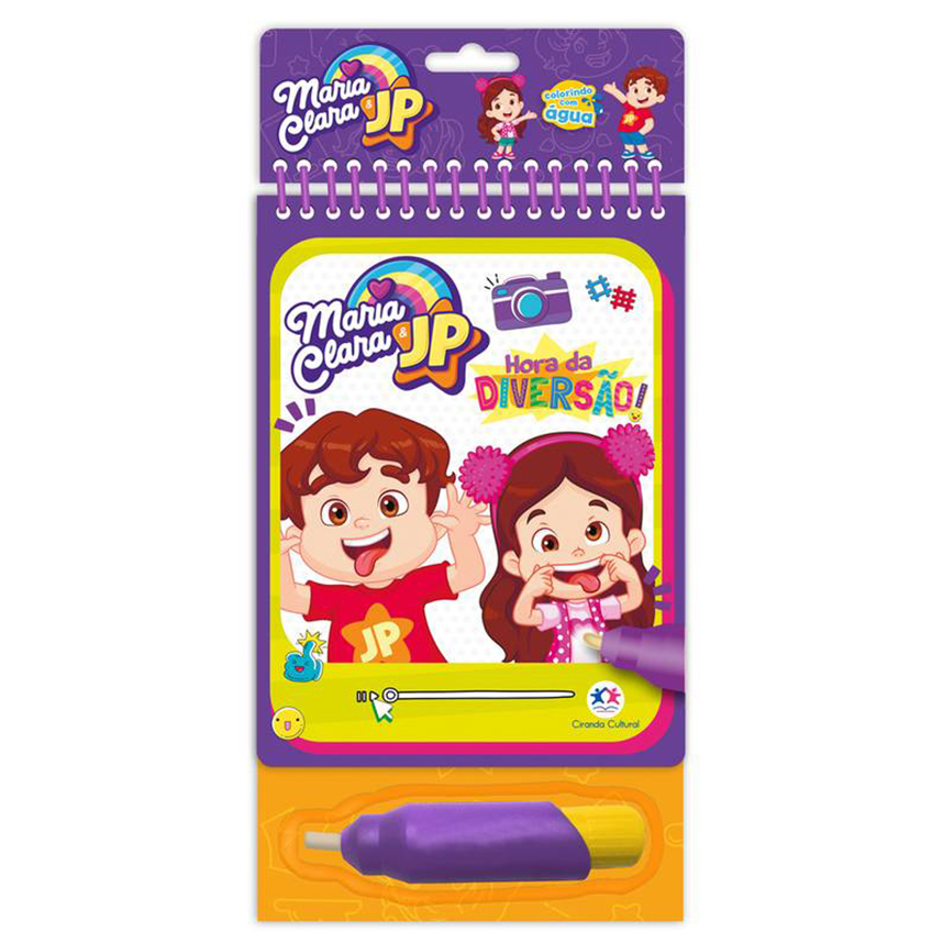 Livro Colorindo Com Água Ciranda Cultural Maria Clara E JP Livro Colorindo Com Água Ciranda Cultural Maria Clara E JP