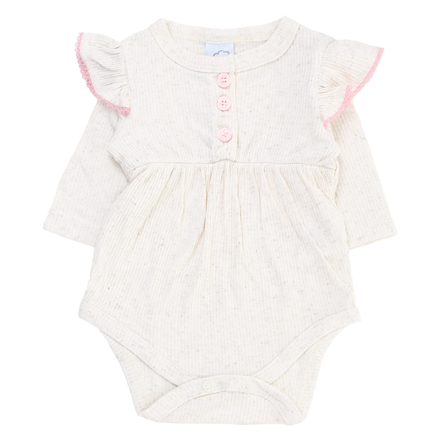 Conjunto Bebê Iaze Body Manga Longa E Calça com Laços Conjunto Bebê Iaze Body Manga Longa E Calça com Laços