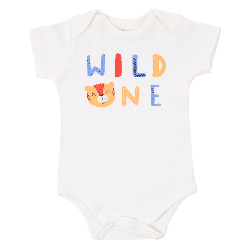 Conjunto Bebê Iaze Body Curto Estampa Tigre e Bermuda Conjunto Bebê Iaze Body Curto Estampa Tigre e Bermuda