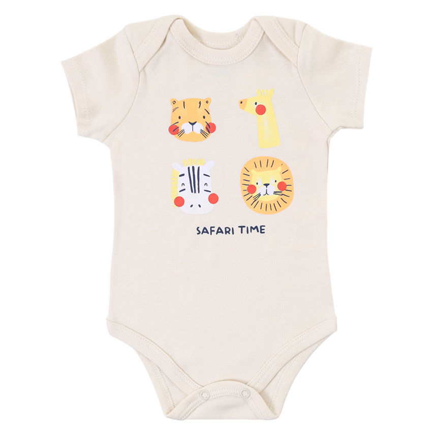 Conjunto Bebê Iaze Body Curto e Bermuda Estampa Safari Conjunto Bebê Iaze Body Curto e Bermuda Estampa Safari