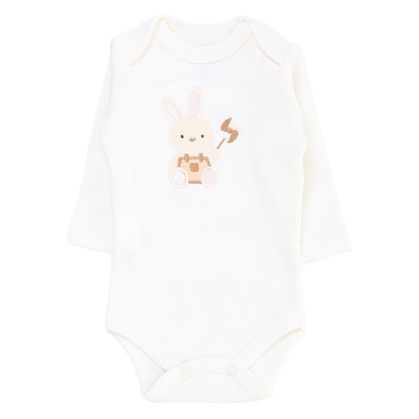 Conjunto Bebê Iaze Body Manga Longa e Calça Estampa Coelho Conjunto Bebê Iaze Body Manga Longa e Calça Estampa Coelho