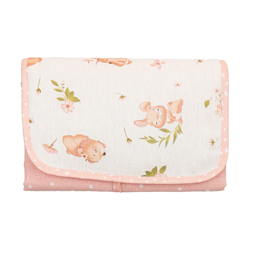 Trocador De Fraldas Bublim Sonhos Estampa Ursa Jardim