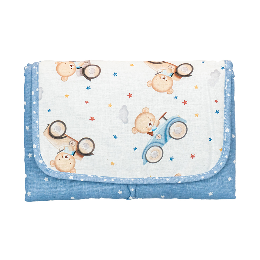 Trocador De Fraldas Bublim Sonhos Estampa Urso No Carro