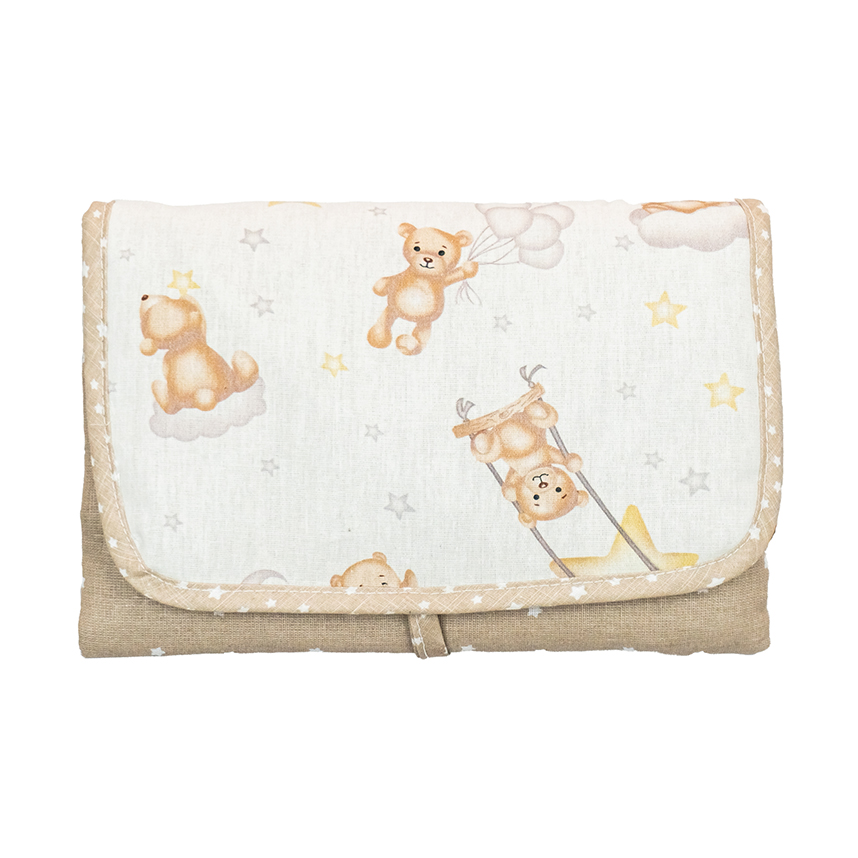 Trocador De Fraldas Bublim Sonhos Estampa Urso Nuvem