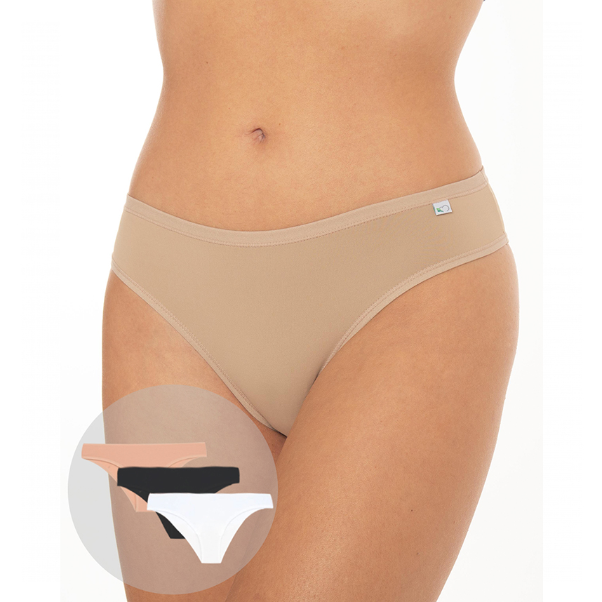 Kit Calcinhas Delcotton Microfibra Com 3 Peças Kit Calcinhas Delcotton Microfibra Com 3 Peças