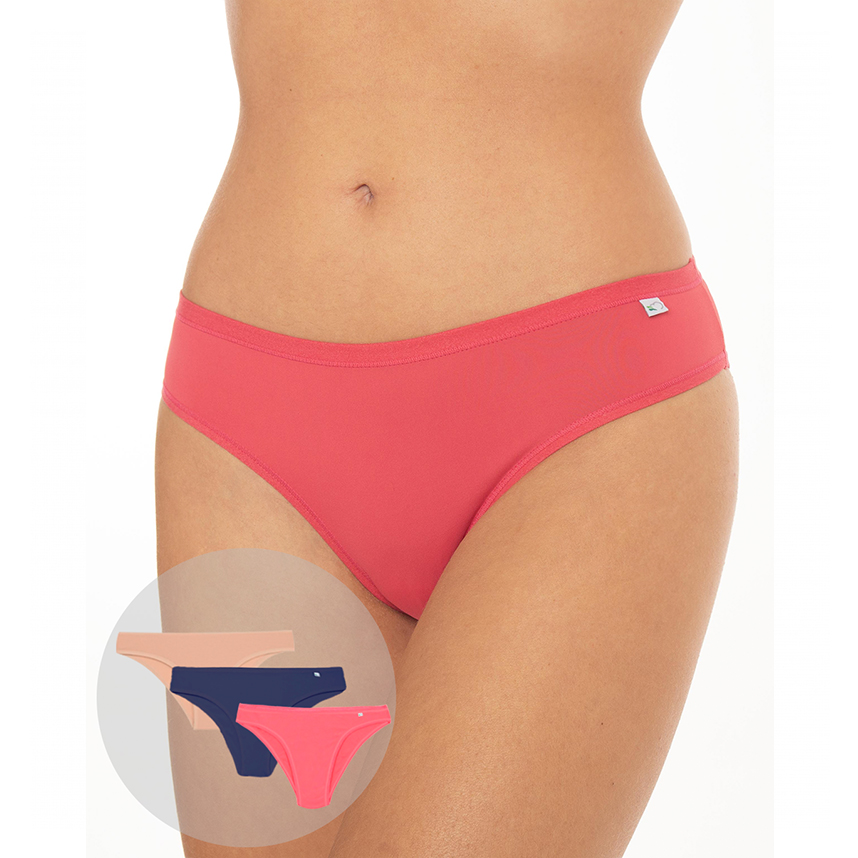 Kit Calcinhas Delcotton Microfibra Com 3 Peças Kit Calcinhas Delcotton Microfibra Com 3 Peças