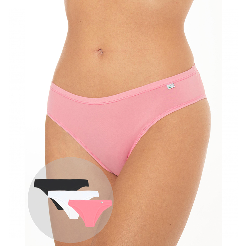 Kit Calcinhas Delcotton Microfibra Com 3 Peças Kit Calcinhas Delcotton Microfibra Com 3 Peças