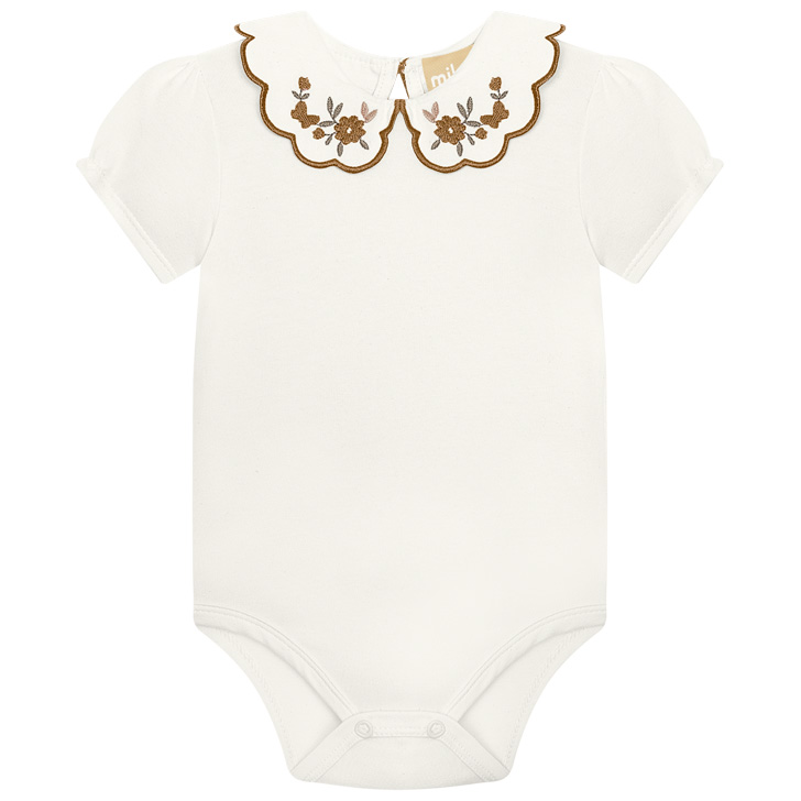 Conjunto Bebê Milon Salopete Estampa Borboleta Body Cotton Conjunto Bebê Milon Salopete Estampa Borboleta Body Cotton