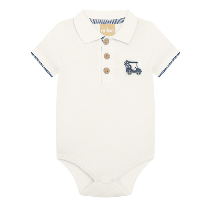 Conjunto Bebê Milon Body Carro Cotton E Bermuda Tricoline Conjunto Bebê Milon Body Carro Cotton E Bermuda Tricoline